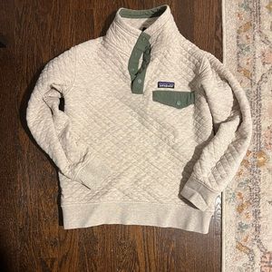 Patagonia quilted ¼ snap jacket